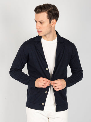 Maglia Cardigan - Blu