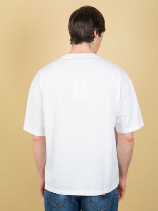 Maglia Over in Cotone - Bianco