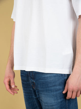 Maglia Over in Cotone - Bianco