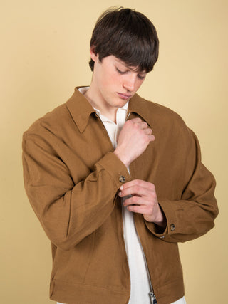 Giacca Bomber Stan - Cognac