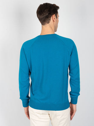 Maglia Felpa Raglan - Turchese