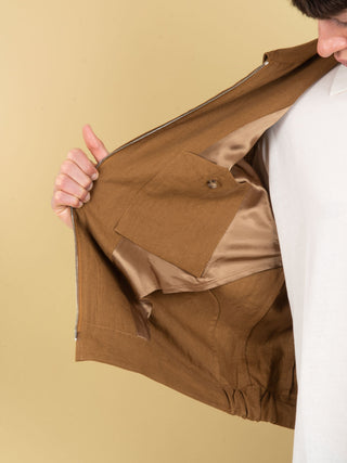 Giacca Bomber Stan - Cognac
