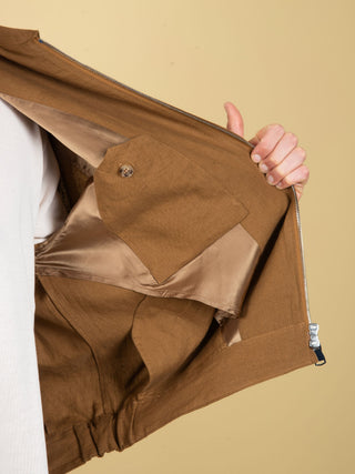Giacca Bomber Stan - Cognac