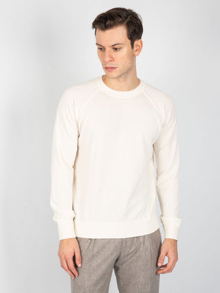 Maglia Felpa Raglan - Crema