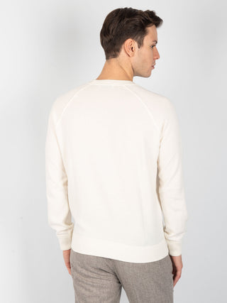 Maglia Felpa Raglan - Crema