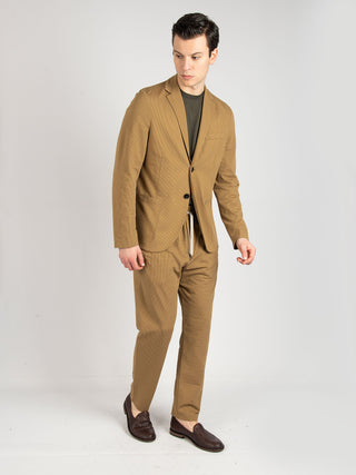 Pantalone Seersucker - khaki