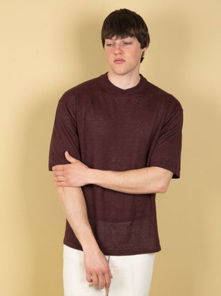Maglia Over in Lino - Fico