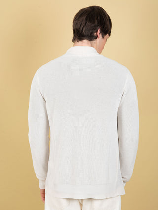Maglia Cardigan - Ecru