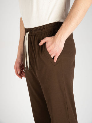 Pantalone Seersucker - Marrone