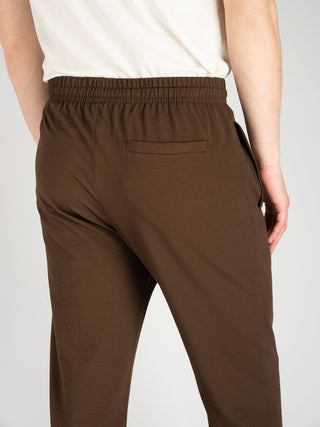 Pantalone Seersucker - Marrone