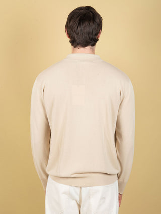 Polo in Cotone- Beige