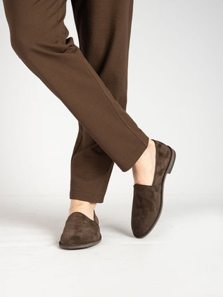 Pantalone Seersucker - Marrone