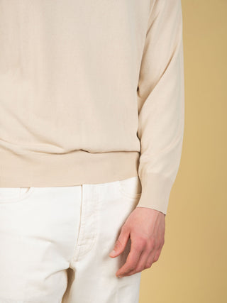 Polo in Cotone- Beige