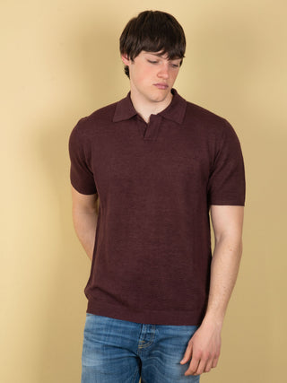 Polo in Piqué di Lino - Fico