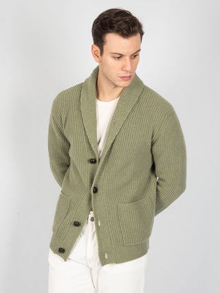 Maglia Cardigan 'Renegade' - Verde Salvia