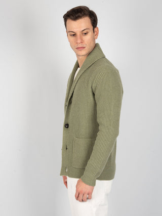 Maglia Cardigan 'Renegade' - Verde Salvia