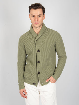 Maglia Cardigan 'Renegade' - Verde Salvia