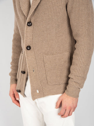 Maglia Cardigan 'Renegade' - Noce