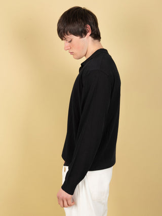 Polo in Cotone - Nero