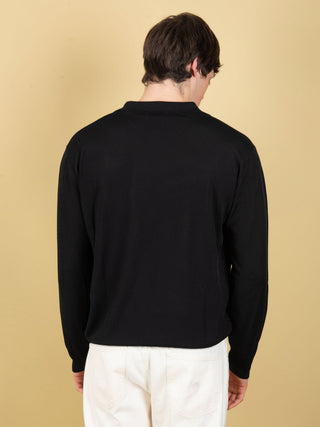 Polo in Cotone - Nero