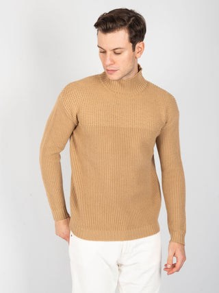 Maglione 'Torn' - Cammello