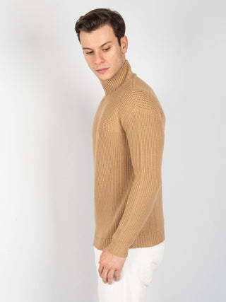 Maglione 'Torn' - Cammello