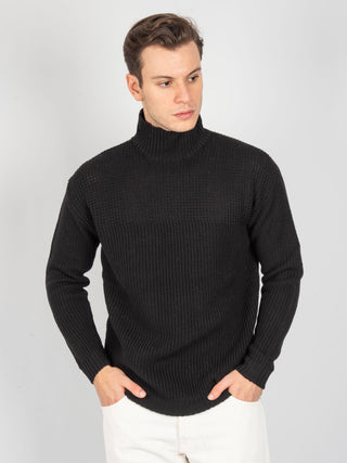 Maglione 'Torn' - Nero