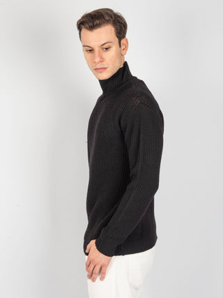 Maglione 'Torn' - Nero