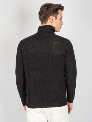 Maglione 'Torn' - Nero