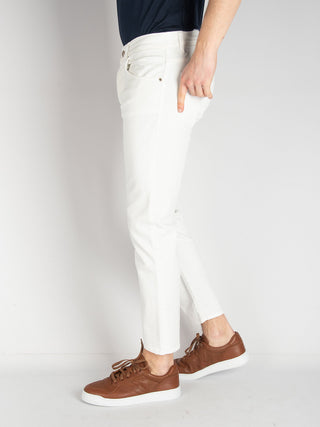 Bull Denim 'Farran' - Bianco