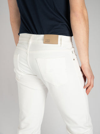 Bull Denim 'Farran' - Bianco