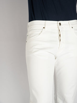 Bull Denim 'Farran' - Bianco