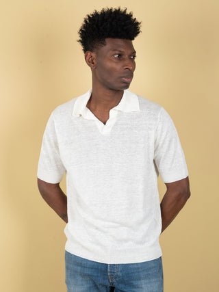 Polo in Lino - Panna