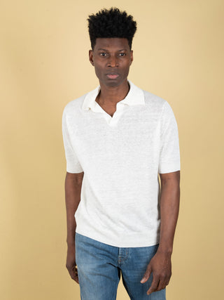 Polo in Lino - Panna