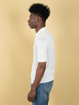 Polo in Lino - Panna