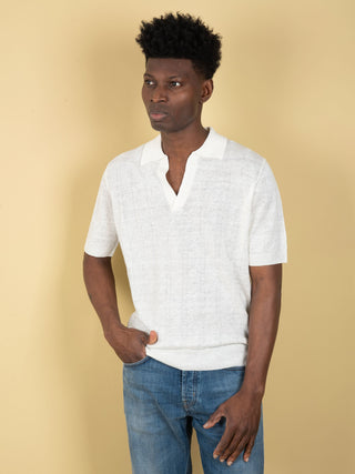 Polo in Lino - Latte