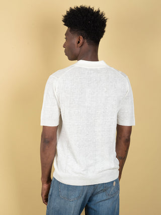 Polo in Lino - Latte