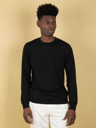 Maglia in Seta - Nero