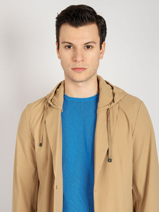 Giacca Combo Hood - Beige