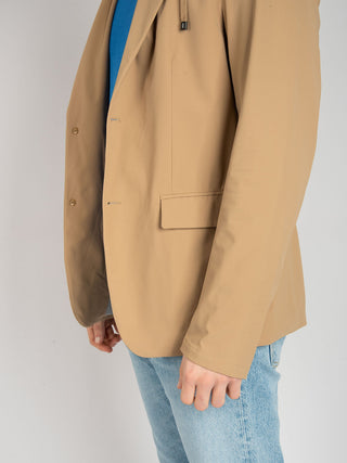 Giacca Combo Hood - Beige