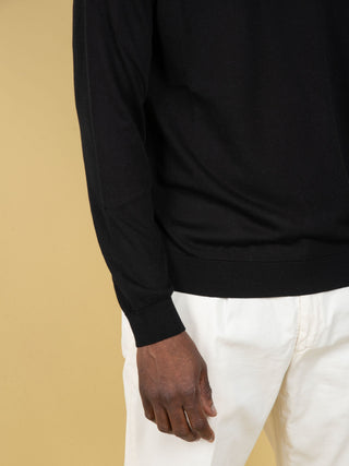 Maglia in Seta - Nero