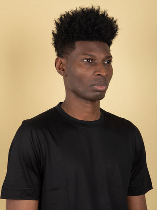 Maglia in Seta - Nero