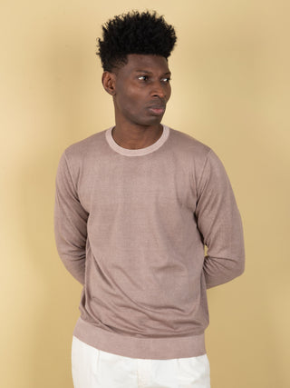 Maglia in Cotone - Nocciola