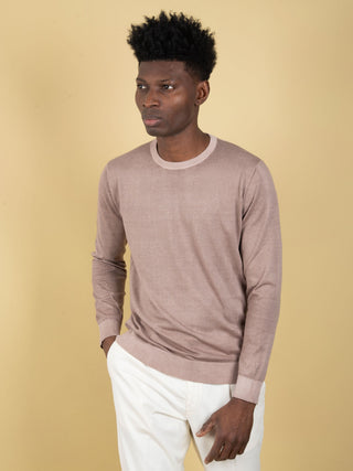 Maglia in Cotone - Nocciola