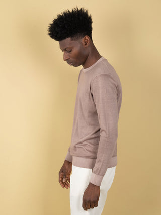 Maglia in Cotone - Nocciola