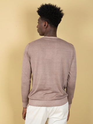 Maglia in Cotone - Nocciola