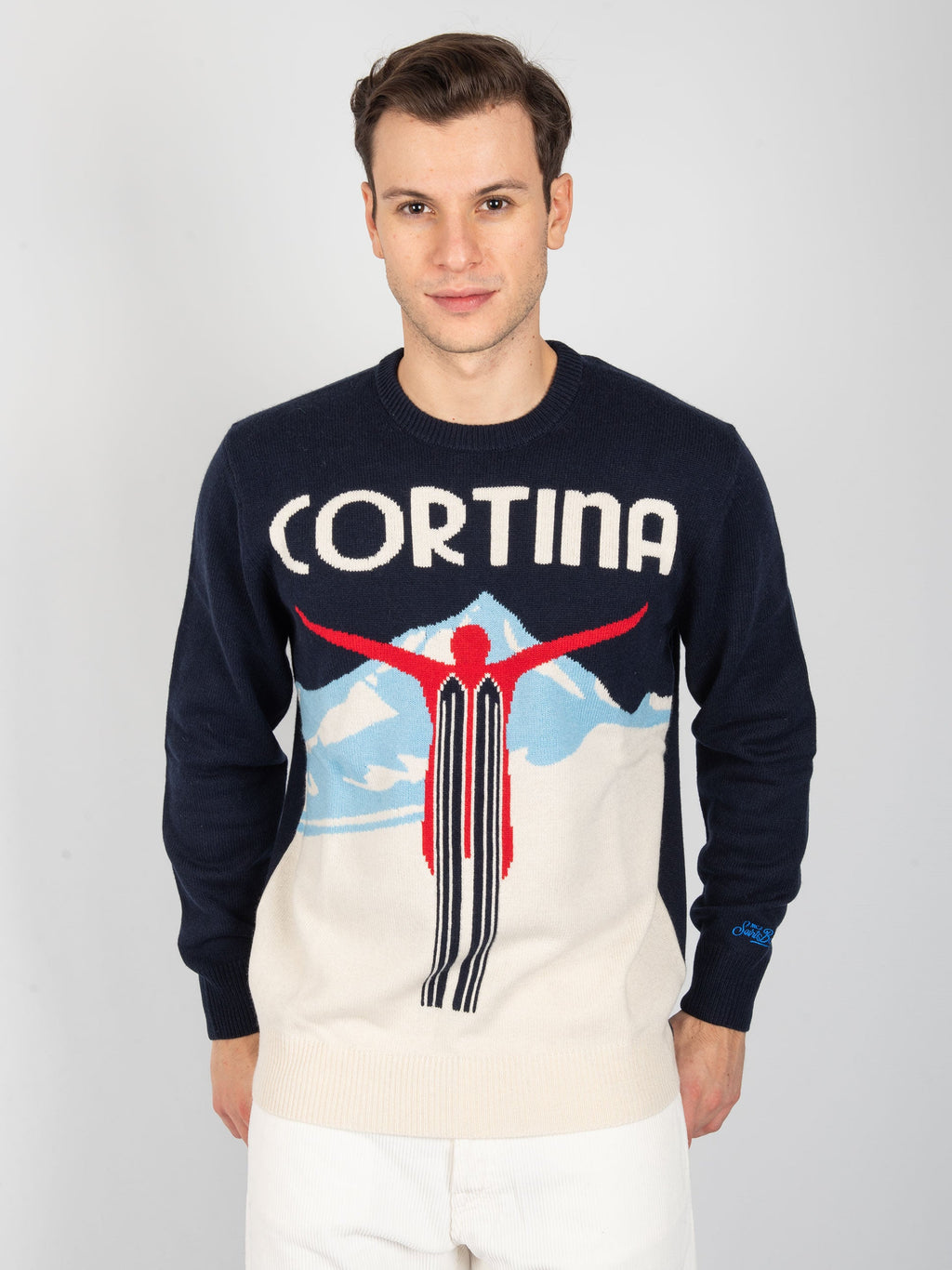 Maglia Cortina Ski 61 - Blu