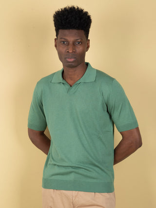 Polo in Seta - Smeraldo