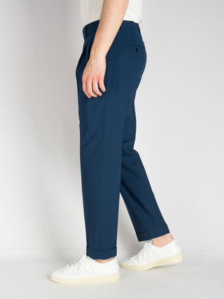 Pantalone Robert Lana - Blu Marino