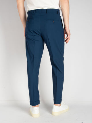 Pantalone Robert Lana - Blu Marino